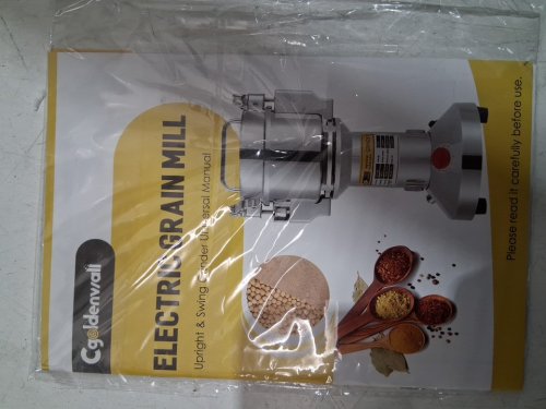 CGOLDENWALL SWING TYPE HIGH SPEED ELECTRIC GRAIN GRINDER MILL 300G - STAINLESS STEEL - (MODEL: HC-300) image 8