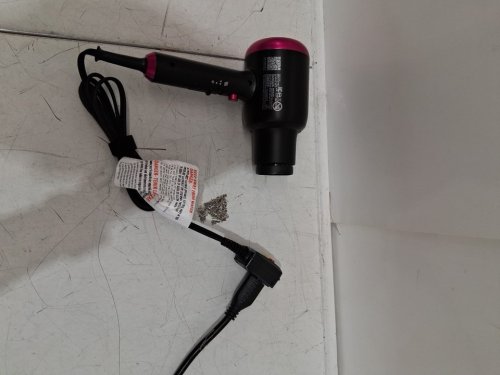 Wavytalk Fast Drying BLOW Dryer with Ceramic Technology & 3 Attachments - 1875W - BLACK/PINK (MODEL: QL-5917BDC-I) image 4
