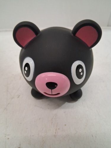 toyandona tongue out squeeze toy - 4" - black bear image 3