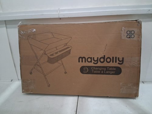 Maydolly 3-in-1 Folding Diaper Changing Table care Station with Wheels - dark Grey (model: n-221b) image 3