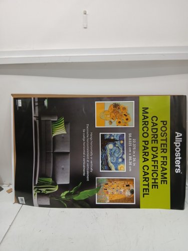 allposters poster frame for horizontal or vertical hanging - 22.3" X 34" - BLACK (MODEL: PF12319) image 3