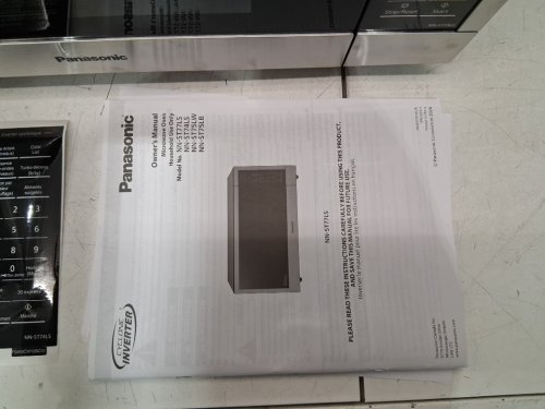 panasonic counter top microwave oven with cyclonic inverter - 44L - 1200W - stainless steel (model: nn-st77ls) image 3