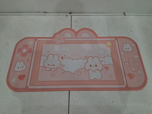 BelugaDesign Bunny Gaming Desk Mat/Mousepad - 29" x 15.7" - Pink (Model:X004YKC0XN) image 2