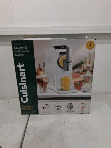 Cuisinart 6-in-1 Slushy & Soft Ice Cream Maker Machine - 1.7qt - white (Model: ICE-200c) image 2