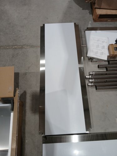 Stainless Steel Shelving 4 Tier Adjustable Shelf Storage Unit - 46.8"x18.5" - silver image 11