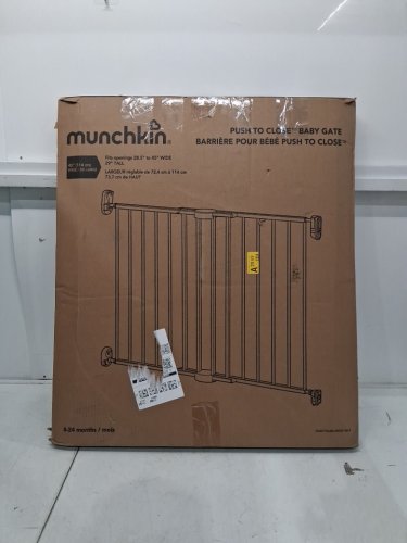 Munchkin Push to Close Extending Safety Gate, for Openings 28.5" - 45" - Dark Grey (Model: 46767) image 5