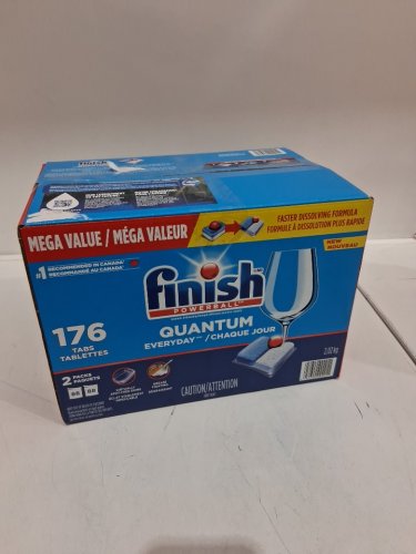 176pk Finish powerball Quantum Everyday Dishwasher Detergent tabs (Model: 3887777) image 2