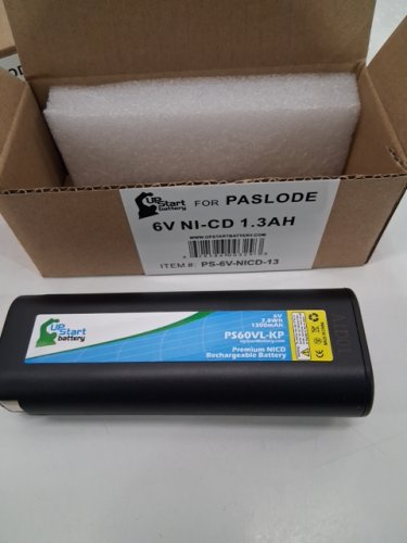 2PK up start battery for Framing Nailer 6V Paslode 900420 Compatible with IM250A, 902000, IM250 II, 900400 - (model:PS-6V-NICD-13) image 5