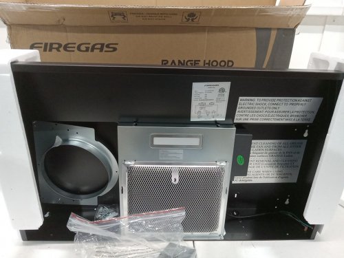 FIREGAS Ducted / Ductless Convertible UNDER CABINET RANGEHOOD - Aluminum - 30" - BLACK (MODEL: FGS-UBF39A575AC) image 4