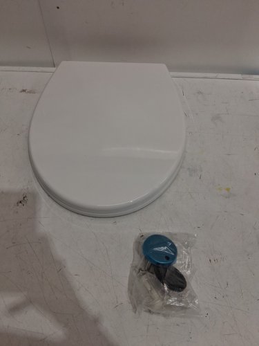 Garvee Round Toilet Seat with Soft Close - 14.5" x 16" - white (model: pho_16ex3qux) image 4