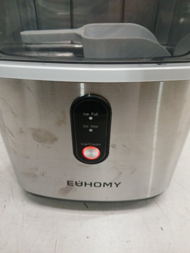 Euhomy countertop nugget ice maker - makes 35lbs/day - stainless steel ( model: im-15s) image 4