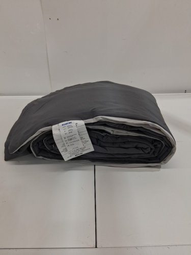 HOMFINE Cooling Comforter for Hot Sleepers Both Sides COOLING - QUEEN - BLACK/GREY image 4