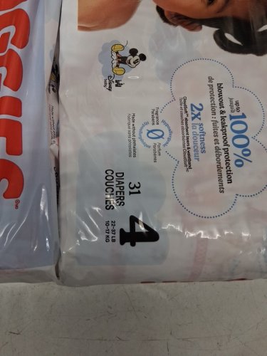 186PK HUGGIES SNUG AND DRY DIAPERS - SIZE 4 (22-37LB) - DISNEY MICKEY MOUSE (MODEL: 56412) image 4