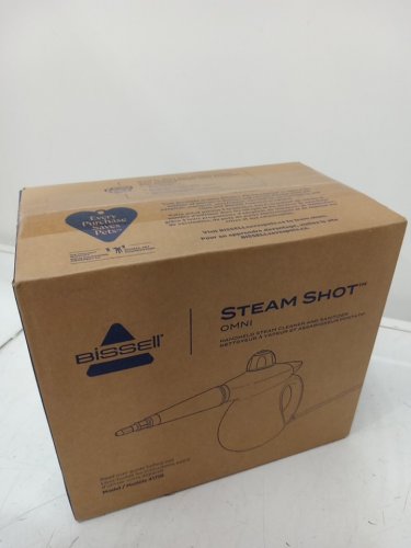 BISSELL Steam Shot Omni Handheld Hard Surface Steam Cleaner with accessories -  black (model: 4171b) image 2
