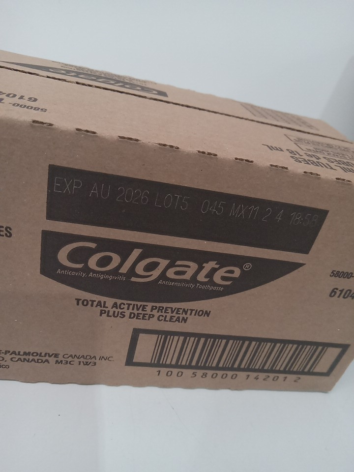 24pk Colgate total Active prevention plus deep clean toothpaste - trial size - 18ml each image 3