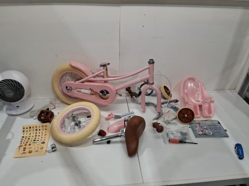 Glaf Kids Toddler Bike WITH BASKET AND DOLL SEAT - 20" - pink (MODEL: KF-B01) image 4