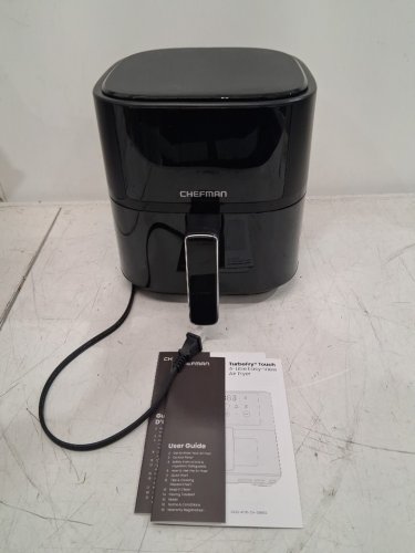 chefman turbofry touch 5.5L easy view air fryer - black (MODEL: ‎RJ38-4TW-BLACK-DS-CA) image 3