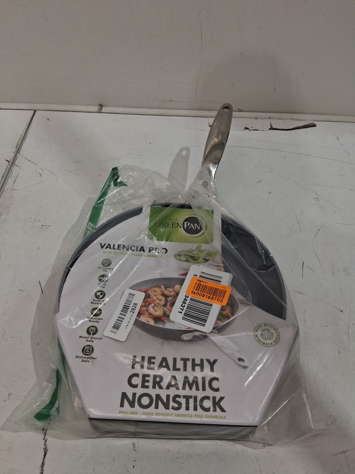 GreenPan™ Valencia Pro Ceramic Nonstick Fry Pan - 10" - Grey image 2