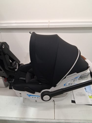 2 in 1 infant evenflo gold shyft dualride car seat and stroller combo - 35lb maximum weight - onyx black - (model: 37312310c) image 9