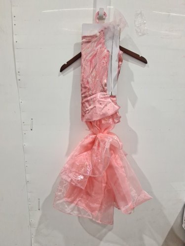 GIRL'S DISGUISE WICKED GLINDA COSTUME - LARGE 10/12 - PINK image 2