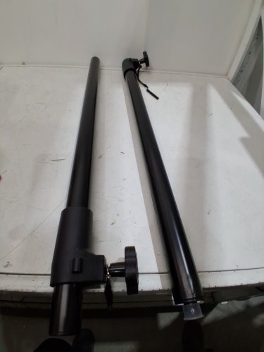 2PK SOUND TOWN SUBWOOFER SPEAKER POLES WITH ADJUSTABLE HEIGHT AND M20 THREAD - 35-54" - BLACK (MODEL: STSDA-M54B) image 4