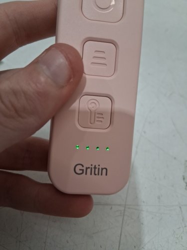 GRITIN recheargable led book light - 5 brightness levels - pink (model: g1313) image 4