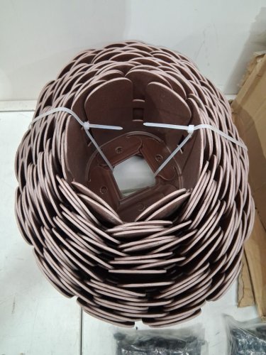 maebeacae Landscape Edging garden border with 75 Spikes - 5.5" x 49FT - coffee/brown (model: HG0924) image 3