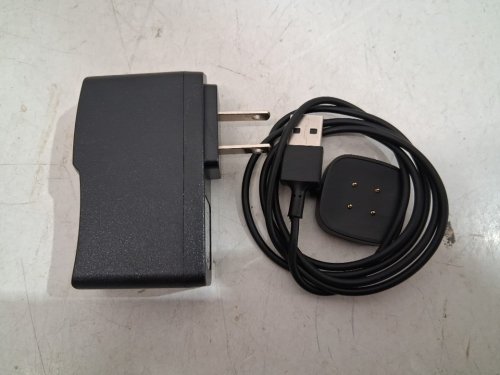 USB WALL CHARGER & BLOCK FOR FITBIT SMART WATCHES - BLACK image 3