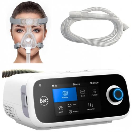 BLUE ECHO CARE BEC CPAP Machine With Carrying Bag cpap mask and hose  (Model: CAN-BeC-R20A) image 2