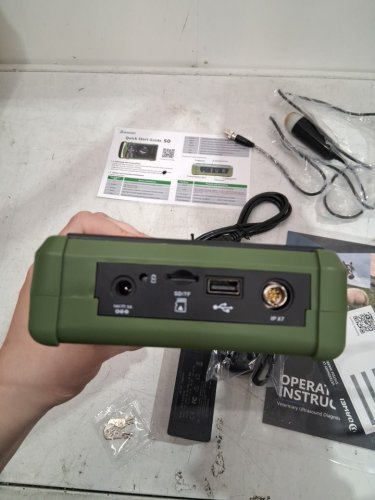 Dawei Vet HANDHELD PORTABLE Scanner B-Ultra Sound MACHINE - 3.5mhz - green (model: 50) image 11