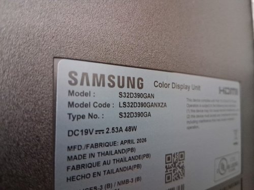 samsung s3 Essential fhd curved monitor - 32" - black (model: s32d390gan) image 5