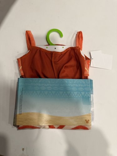 TODDLER DISGUISE MOANA 2 SIMEA COSTUME - 2T - ORANGE (STYLE: 171089S) image 3