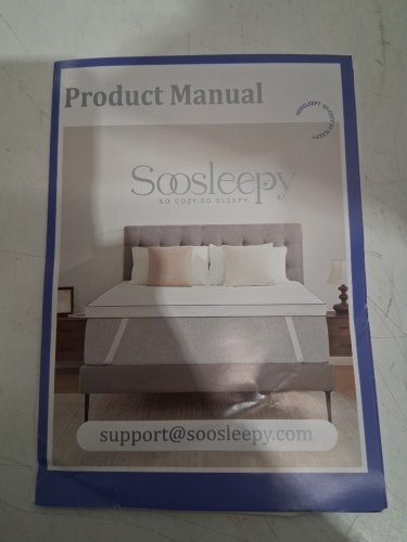 SOOSLEEPY portable memory foam topper - twin image 3