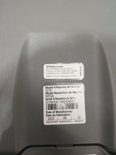 UPPABABY MESA INFANT CAR SEAT BASE - BLACK (MODEL: 0278) image 4