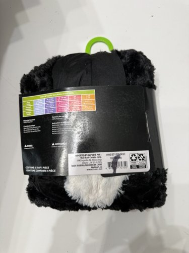 TODDLER PALAMON LIL' STINKER SKUNK COSTUME - 6-12 MONTHS - BLACK/WHITE image 3