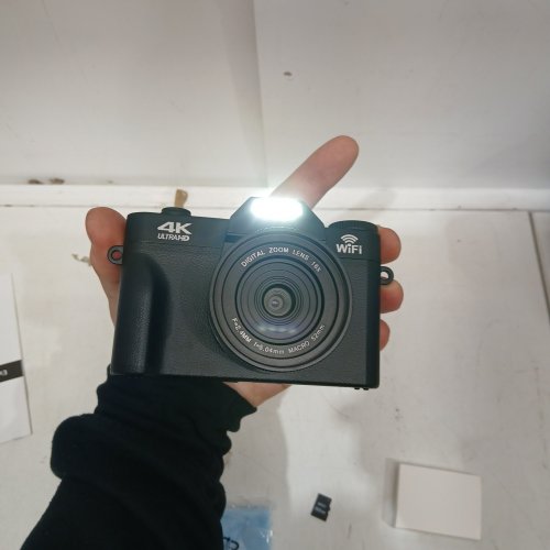 4K Digital Camera WiFi - 75MP Vlogging Camera for YouTube - UHD 16X Zoom Autofocus Digital Cameras with Flip Screen 3" 180° image 6
