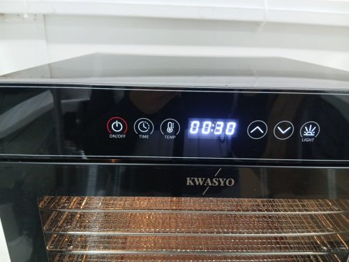 12-layers dry fruit machine/oven with drip tray / tongs / fruit roll trays - 120v - Stainless Steel/black (model: lt-09) image 5
