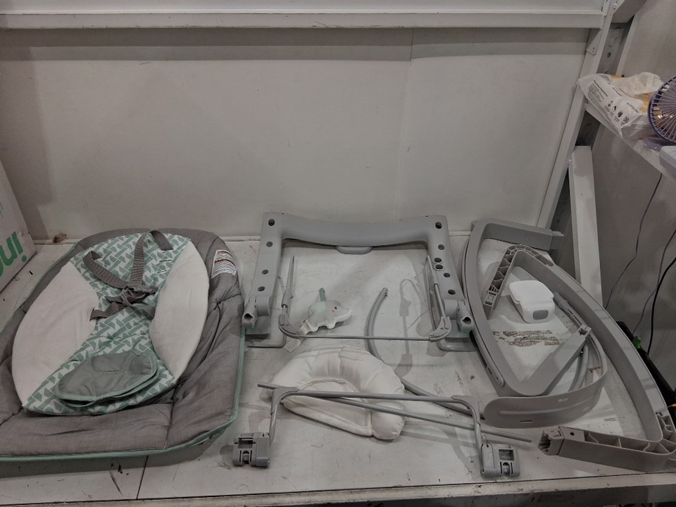 Ingenuity Keep Cozy 3-in-1 Grow with Me Vibrating Baby Bouncer Seat & Rocker - 6-40LBS - weaver/grey/white (MODEL: 8731) image 3