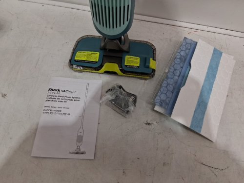 Shark VACMOP Reveal Cordless Hard Floor Cleaner, Vacuum and Spray Mop - green/blue (model: vm401c) image 4
