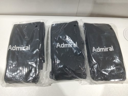 3pr ADMIRAL athletic core SOCKS - Junior - BLACK image 2