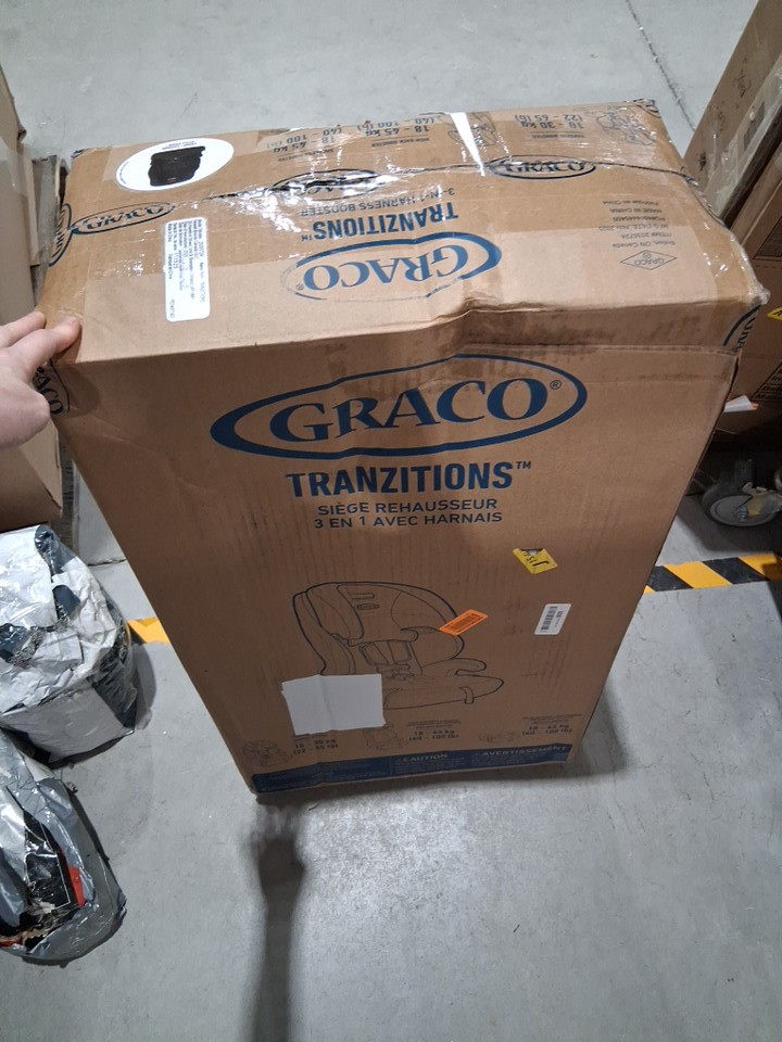GRACO C20 TRANZITIONS 3-IN-1 HARNESS BOOSTER CAR SEAT - 100LBS CAP - BLACK (MODEL: 2035724) image 2