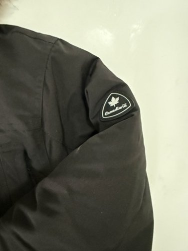 MEN'S CANADIANA FUR TRIM HOODED PARKA JACKET - SMALL - BLACK (STYLE: CDF45043MN) image 4