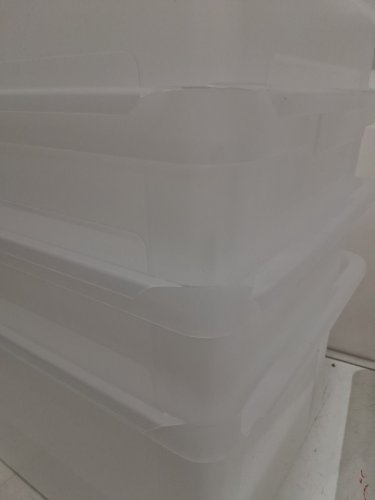 4PK iris Plastic FILE / LEGAL LETTERs Organizer STORAGE BIN - 33L - CLEAR (MODEL: FB-21E/FB-21EE) image 4