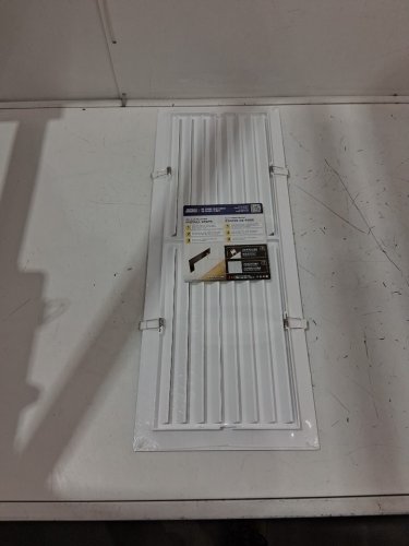inte-grates cold air return wall vent cover - 8" x 24" - white (model:  IGFPD824R-WH) image 4