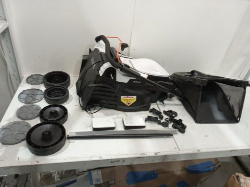 Litheli Cordless Lawn Mower with adjustable height 2x20v battery- 16"- white/Black - (Model: U20LM03-0A220/egt010182) image 3