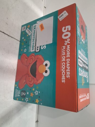 184PK PAMPERS BABY DRY ULTRA FRAGRANCE FREE 3X PROTECTION - SIZE 2 - SESAME STREET image 2