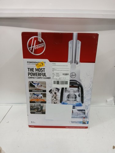 HOOVER corded POWERDASH PET COMPACT lightweight CARPET CLEANER - WHITE/BLUE (MODEL: FH50705vcd) image 2