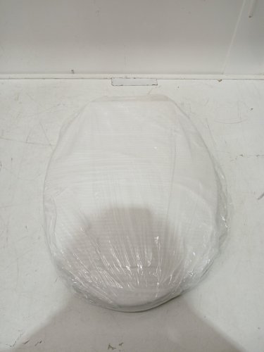 Garvee elongated soft close easy clean plastic toilet seat - 19" - white - (model: pho_11gxk800) image 3