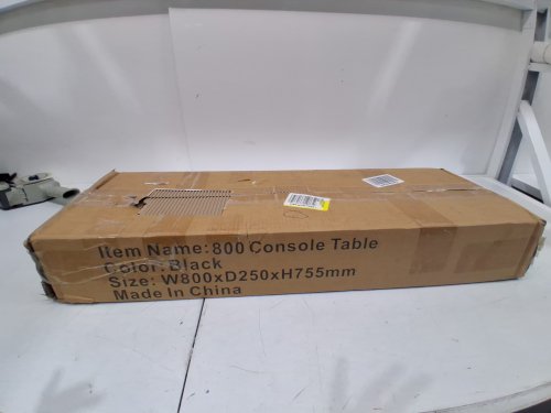 HDANI 3 Tier Metal Narrow Console Table - 9.8'' X 31.5'' X 29.7'' - BLACK (MODEL: ‎H-CT-BK) image 3