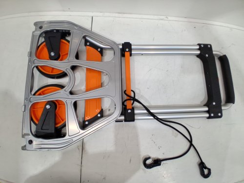 Folding Hand Truck - 275lb Capacity - orange/black (model: gzs100at) image 4